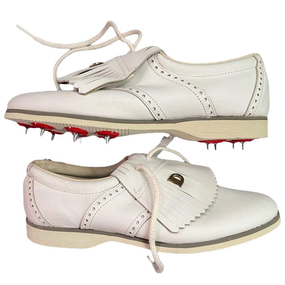 Dexter Classic Leather Golf Cleats With Metal Spikes